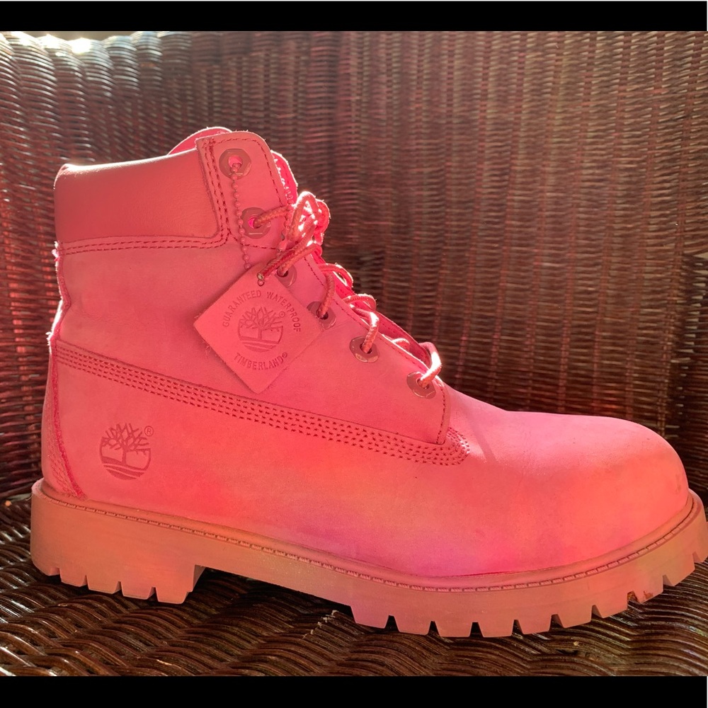Pink timberlands